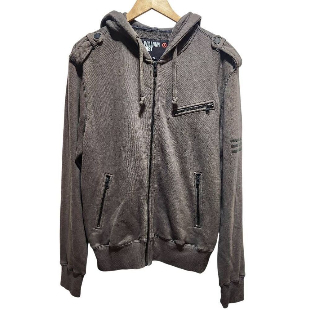 William Rast Target military inspired full zip hoodie medium